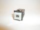 LIGHTED PUSH BUTTON SWITCH,  1A 125V ,  (ON) - OFF , Momentary(),   SPST,  SOLDER TERMINALS,  SWITCHCRAFT, COMES WITH RANDOM NUMBER ON SWITCH BUTTON, SNAP-IN 1.5CM X 1.5CM CUTOUT