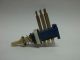 PUSH BUTTON SWITCH, 1A 125V , ON - OFF , 3PST, THREE PULL, SOLDER TERMINALS, EXTENDED LEADS SMK