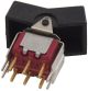 ROCKER SWITCH, 5A 125V, (ON) - ON - (ON) , Momentary(), DPDT, SOLDER TERMINALS, MOUNTING BRACKET, C&K U215
