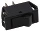 ROCKER SWITCH, 10A 125V , (ON) - OFF, MOMENTARY ON - OFF, SPST, 1/4 inch QUICK SLIDE SPADE TERMINALS, SNAP-IN 1/2 inch X 1 inch CUTOUT, CHICAGO SWITCH Momentary()