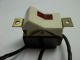LIGHTED ROCKER SWITCH 6A 120VAC ON - OFF SPST, Carling, Wire Leads, SCREW EAR MOUNTING TABS, BRACKET 34MM X 19MM