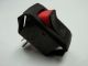 ROCKER SWITCH, 16A 120V, ON - OFF, SPST, 1/4 inch QUICK SLIDE SPADE TERMINALS, SNAP-IN 1 inch X 1/2 inch CUT OUT RA901/911T85