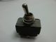 TOGGLE SWITCH, 6A 120V, ON - OFF, DPST, SOLDER TERMINALS, BAT HANDLE
