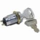 KEY SWITCH, OFF - (ON) Momentary(), SPST, 4A 125V, W/ 2 KEYS