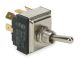 TOGGLE SWITCH, ON - OFF, 3PST, 15A 125V, BAT HANDLE, 1/4 inch QUICK SLIDE SPADE TERMINALS,