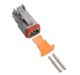 DEUTSCH WEATHER PACK KIT, CATERPILLAR 2 PIN HOUSING, FEMALE CONTACTS, DT06-2S, 3E3365, 9X3402