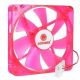 5.5 inch x 5.5 inch, 140mm, Coolmax CMF-1425-RD UV Reactive 4-Red LED Case Fan w/4-Pin 1425L12S Connector