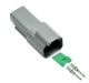 DEUTSCH WEATHER PACK KIT, CATERPILLAR 2 PIN HOUSING, MALE CONTACTS, DT04-2P, 155-2261, 9X3401