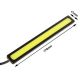 WHITE LED, Working Voltage 12VDC, 180mA, 6W, 17mm x 170mm x 3mm Thick, Waterproof, Adhesive Backed