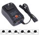 2.5A 30W Universal Power Supply AC Adapter w/ Detachable Plugs