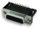 DB26 Female Right Angle 90 Degree PCB mount Connector, DHR-H26SR-D-P