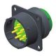 Souriau 8525-10R-22B21SN-B Square Flange, Circular MIL Connector, Housing Only W07