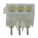 Mini-Universal MATE-N-LOK 3 Position Single Row Through-Hole Right Angle Header W01