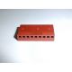 2PK Female LOCKING HOUSING CONNECTOR 9 POSITION .100 HEADER with pins