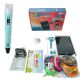 Hand-held 3D Printer Printing Pen Kit with 20 Colors PLA Filament, Drawing Pad, Base, Scissors, Finger Guards, Art Book & Accessories