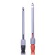 2pc Set Locking Wire Insulation Piercing Extension Tips, Mates with Fluke and other Banana Plug Cables 30VAC 60VDC 5A Rated