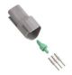 DEUTSCH WEATHER PACK KIT, CATERPILLAR 3 PIN HOUSING, MALE CONTACTS, DT04-3P, 3E3371, 9X3401