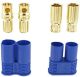 2 Pin EC8, 120A, 200A max, Male & Female Connectors Plugs For RC, LiPo Battery, DEV