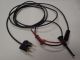 Mini Dual Banana Plug to Red and Black Grabber clips PATCH CORD BLACK 60 INCHES POMONA