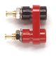DUAL RED MINI BANANA JACK RED and BLACK POMONA