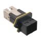 HARTING CONNECTOR ADAPTER COUPLER 8P8C TO 8P8C RJ45 PANEL MOUNT SHIELDED, W10