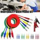 Test Lead Back Probe Set, with Right Angle and Straight Banana Plug Probes