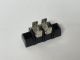 30 AMP SINGLE ROW TERMINAL BLOCK BARRIER STRIP 2 POSITION, WITH .25 INCH QUICK SLIDE SPADE CONNECTORS