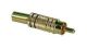 GOLD RCA PHONO PLUG