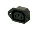 IEC 15A / 250V FEMALE CHASIS POWER SOCKET RECEPTICAL with SCREW MOUNTING EARS
