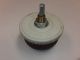OHMITE Rheostat JR2F2 .2 Ohm 50 watt 15.8 Amp. 300V Model J. Mount: panel, bushing. Dimensions: 2.325 inch D x 1.125 inch behind panel. Bushing: 3/8 inch D x 0.535 inch long. Shaft: 1/4 inch D x 0.50 inch long. Contacts: solder terminals. J-0.2-F2
