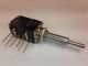 Dual Gang Potentiometer PC MOUNT 10,000 Ohm Linear, 1/8 inch X 1/4 inch Dual Shaft, 1-1/4 inch Total Shaft Length, Allen Bradley MOD POT 15M684LE W-10K-OHM