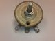SURPLUS OHMITE Rheostat 2 Ohm. Power: 50 watt. 5 Amp. Model J. Mount: panel, bushing. Dimensions: 2.325 inch D x 1.125 inch behind panel. Bushing: 3/8 inch D x 0.535 inch long. Shaft: 1/4 inch D x 0.50 inch long. Contacts: solder terminals.