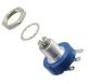 BOURNS 500 OHM LINEAR POTENTIOMETER PANEL MOUNT 1/4 inch X 1/8 inch SHAFT SLOTTED SCREWDRIVER ADJUSTMENT 8020M