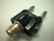 POMONA TNC FEMALE TO DUAL BANANA PLUG BLACK