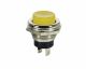 MOMENTARY PUSH BUTTON SWITCH YELLOW NORMALLY OPEN 4A 125VAC 2A 250VAC