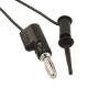 SMD GRABBER TO BANANA PLUG BLACK 36 INCHES POMONA