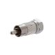 RCA MALE PLUG TO F MALE ADAPTER