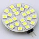 WHITE LED ROUND Panel, Working Voltage 12VDC, 150mA, 24 leds/  44mm x 5mm Thick, G4 BaseNon-Waterproof