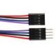 4 PIN Male to Female Dupont / Arduino Jumper Connector 24-26ga WIRE Pigtail, Prototype Breadboard , 10 Inches long