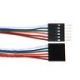 6 PIN Male to Female Dupont / Arduino Jumper Connector 24-26ga WIRE Pigtail, Prototype Breadboard , 10 Inches long