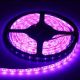 PINK LED Strip, Working Voltage 12VDC, 1A, 300 leds/ 16.4 ft long 5M x 8mm Wide, Waterproof, Flexible, Adhesive backed