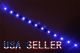 BLUE LED Strip, Working Voltage 12VDC, 250mA, 12 leds/  12 Inches / 300 mm Long x 8mm Wide, Flexible, Waterproof, Adhesive backed
