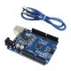ARDUINO UNO equivalent A000066 OPEN SOURCE ELECTRONICS PROTYOTYPING PLATFORM, R3 MEGA 328 for Arduino IDE Software