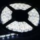 BRIGHT WHITE LED Strip, Working Voltage 12VDC, 1.6A, 300 leds/ 16.4 ft long 5M x 10mm Wide, Waterproof, Flexible, Adhesive backed