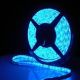 BLUE LED Strip, Working Voltage 12VDC, 1.6A, 300 leds/ 16.4 ft long 5M x 8mm Wide, Waterproof, Flexible, Adhesive backed