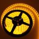 YELLOW LED Strip, Working Voltage 12VDC, 1.6A, 300 leds/  16.4 ft long 5M x  8mm Wide, Waterproof, Flexible, Adhesive backed