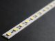 WHITE LED Rigid Strip, View angle:120, Working Voltage 12VDC, 550mA, 36 leds/ 19.5 Inches / .5 Meter Long x 12mm Wide, Non-Waterproof