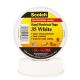 3M Scotch Vinyl Electrical Color Coding Tape 35 WHITE, 3/4 in x 66 ft , 35-3/4X66FT-WH