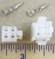 MOLEX MINI FIT JR 4 Position, 1 Complete Set with Terminals 18-24ga 39-01-2040 39-01-2041