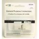 AMP CONNECTORS 4 POSITION 20 TO 14 AWG, 1 Complete set w/terminals AMP 1-480424-0 1-480426-0